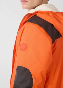 Imperméable sherpa long Rouge feu Hallin sherpa