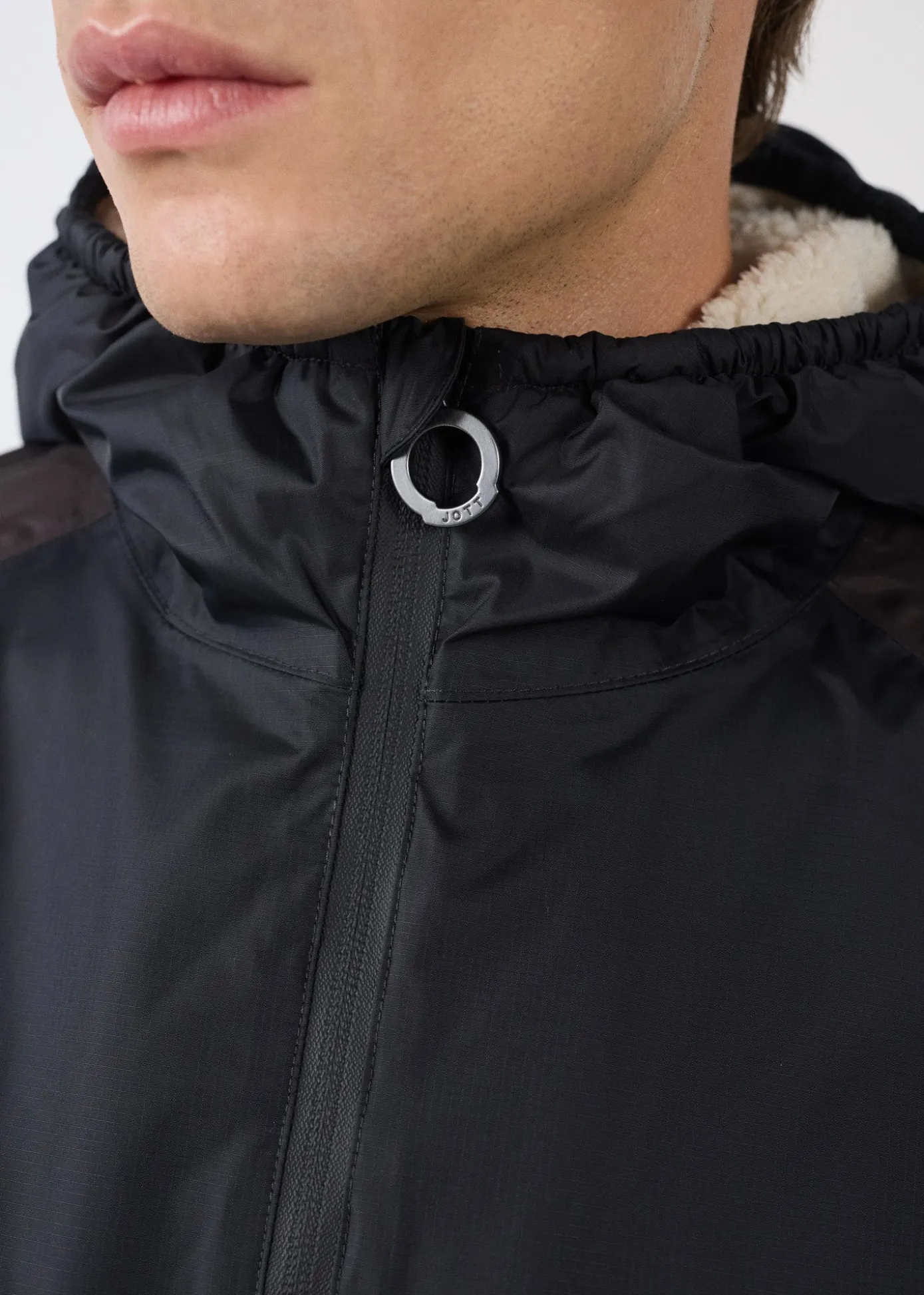Imperméable sherpa Noir Dippen sherpa