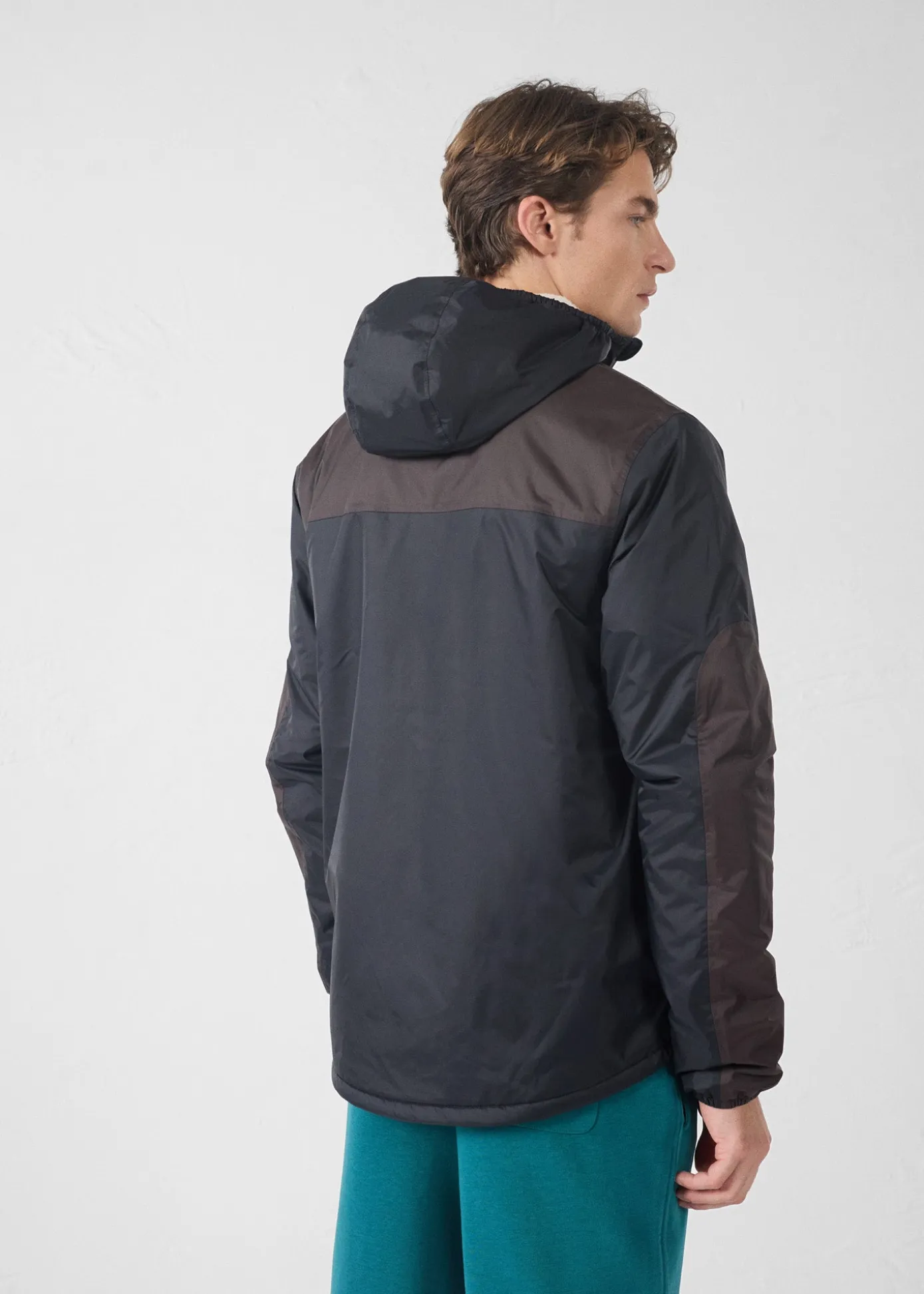 Imperméable sherpa Noir Dippen sherpa