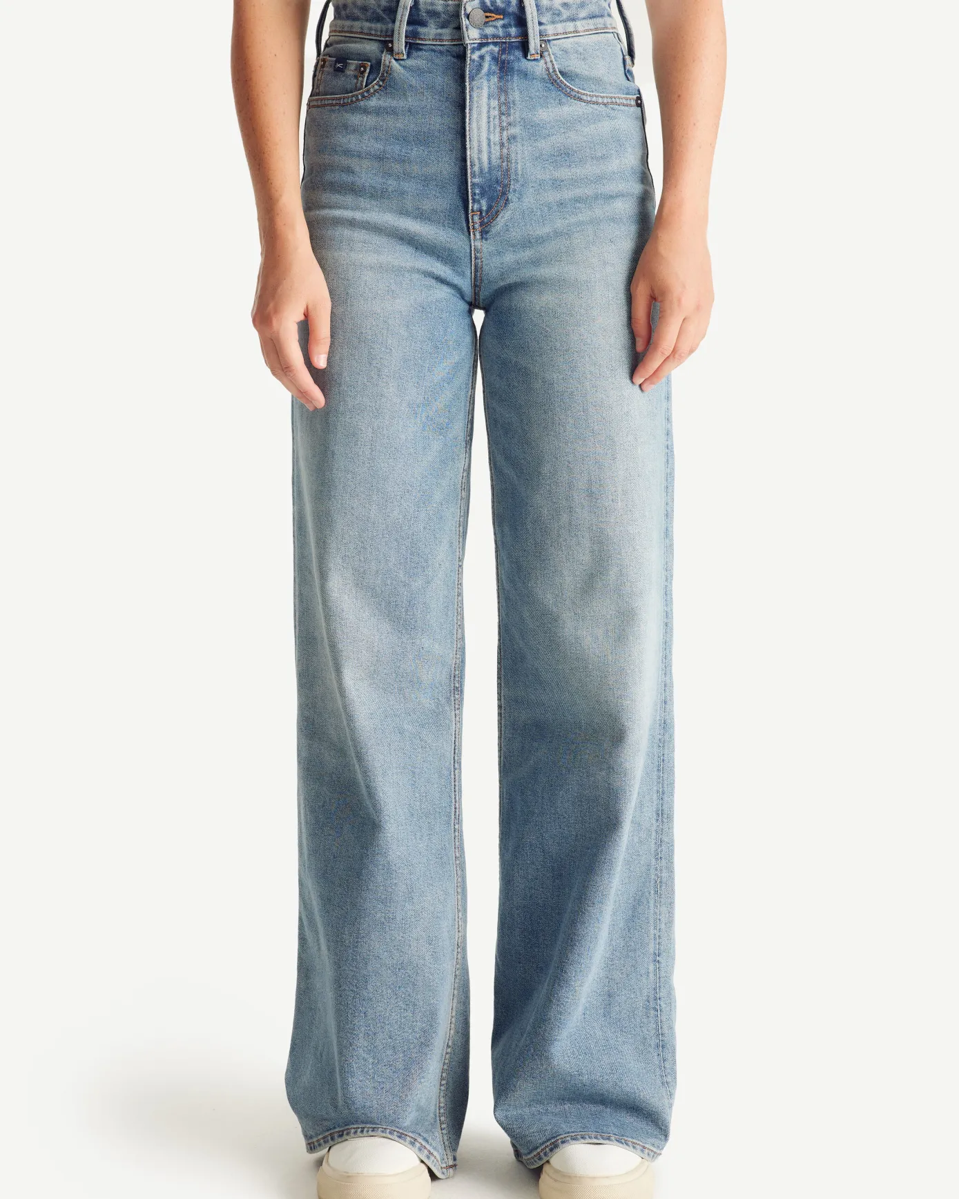 Jean femme wide leg Light denim Miku JOTT x DENHAM