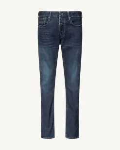 Jean homme coupe slim Bleu moyen Razor JOTT x DENHAM