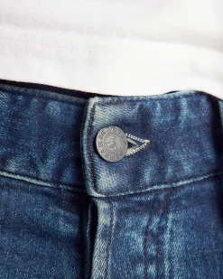 Jean homme coupe slim Bleu moyen Razor JOTT x DENHAM