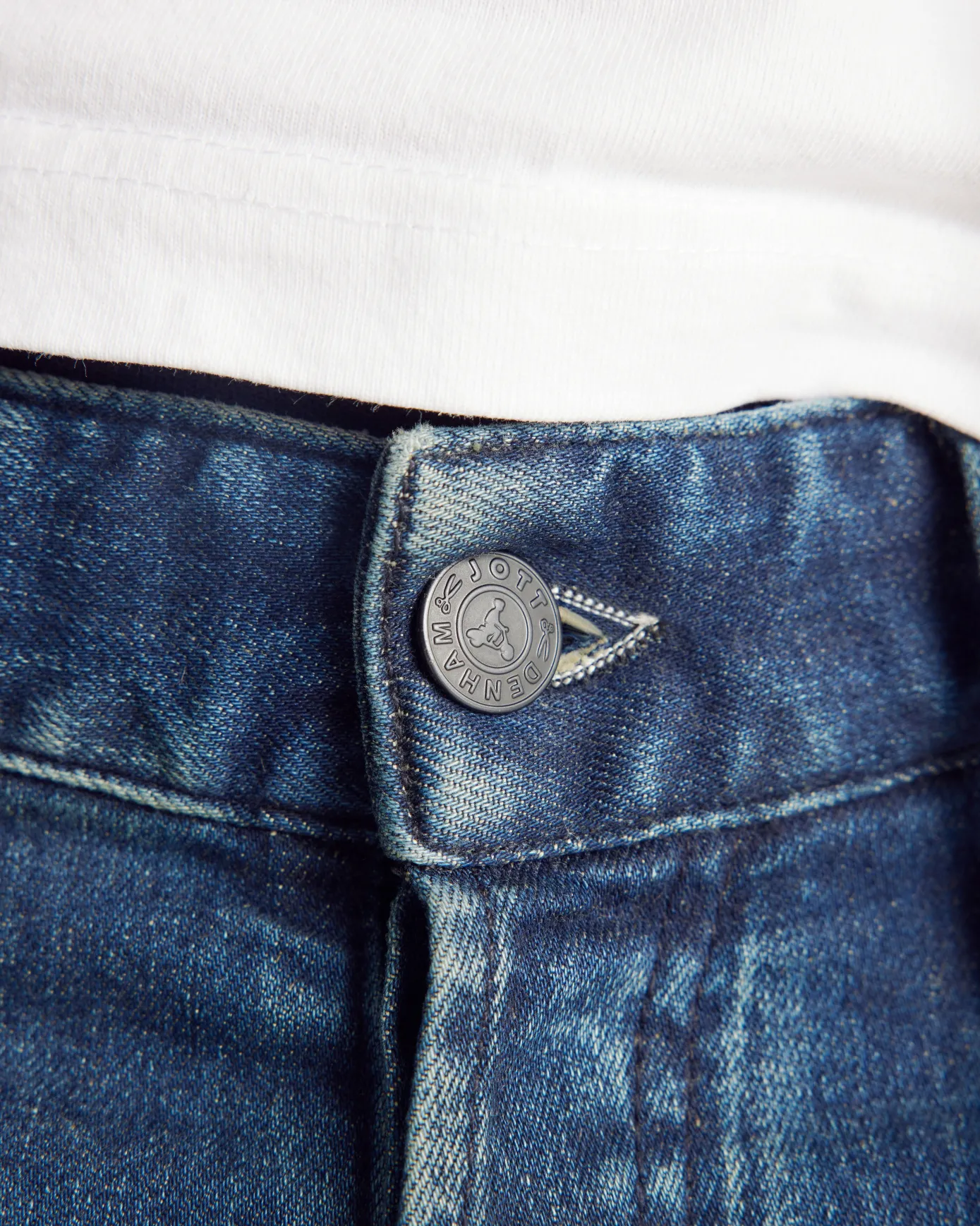 Jean homme coupe slim Bleu moyen Razor JOTT x DENHAM