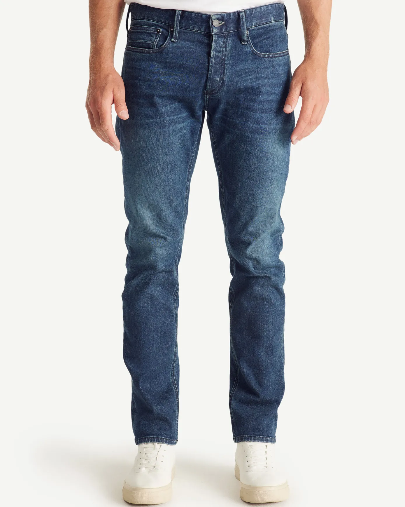 Jean homme coupe slim Bleu moyen Razor JOTT x DENHAM