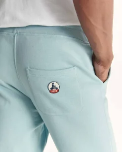 Jogging en coton biologique Iceberg bleu Santiago