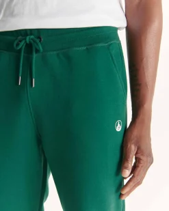 Jogging en coton biologique imprimé Vert foncé Santiago