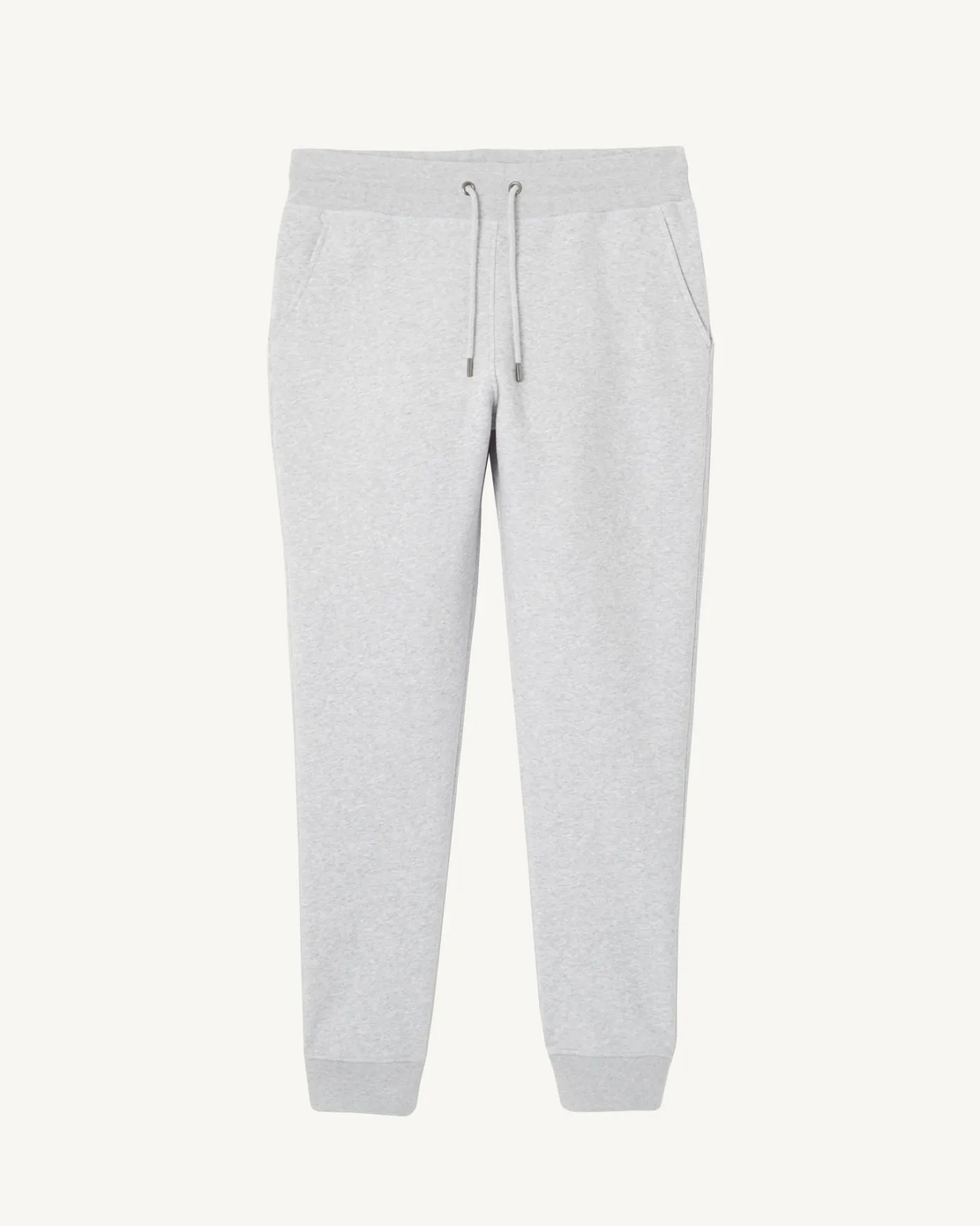 Jogpant homme en coton biologique Gris chiné Santiago
