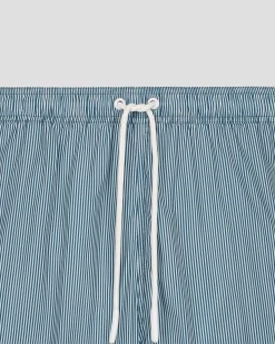 Maillot de bain Bleu jeans rayé Ian stripe