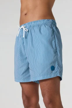 Maillot de bain Bleu jeans rayé Ian stripe