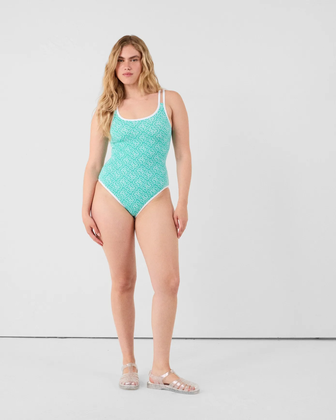 Maillot de bain femme Mono lagon Mary monogram