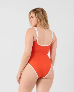 Maillot de bain femme Rouge feu Mary