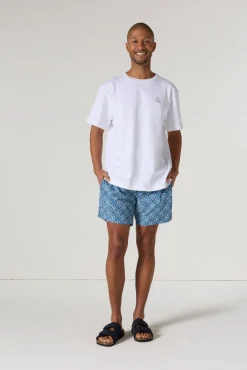 Maillot de bain Mono bleu jeans Ian monogram