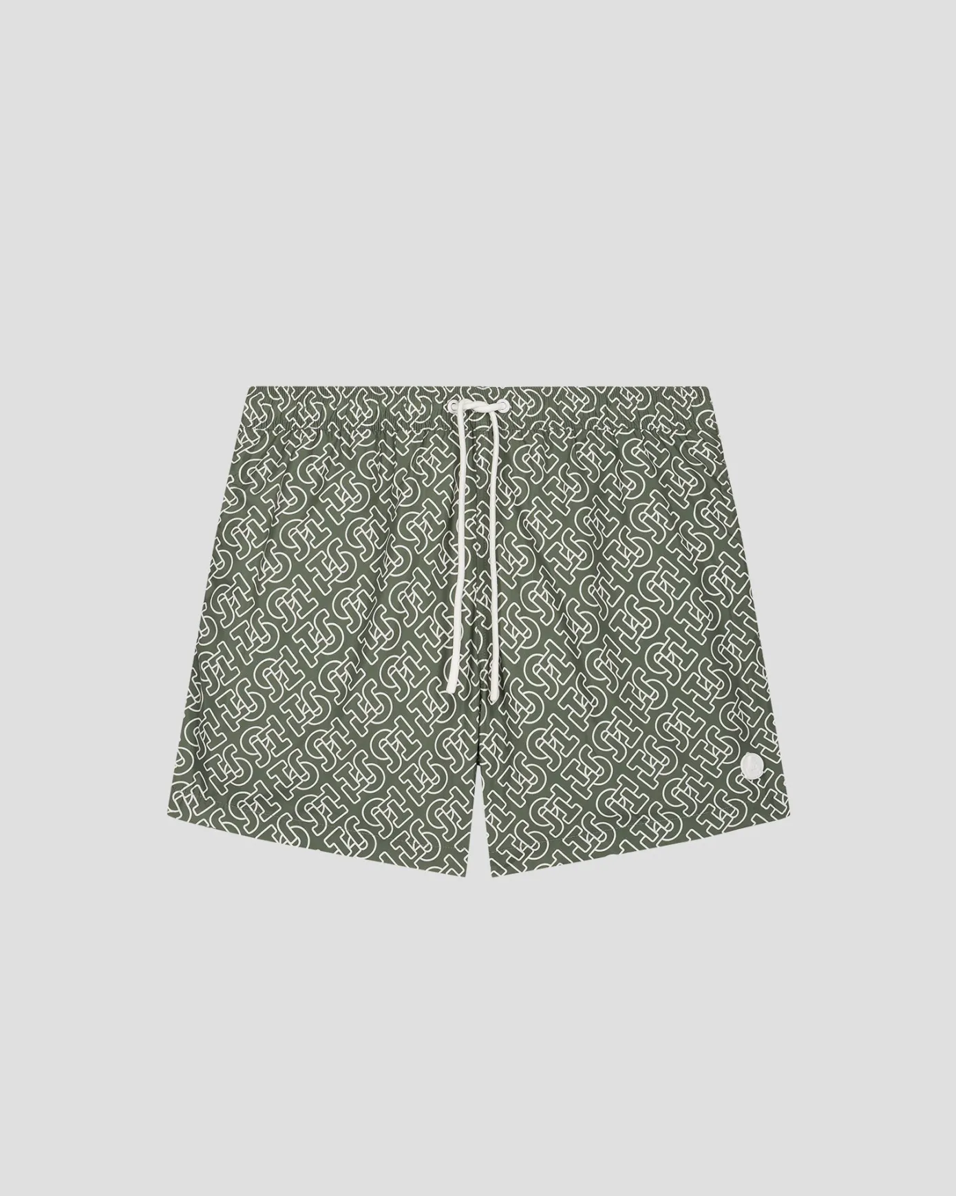 Maillot de bain Mono vert sauge Ian monogram