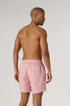 Maillot de bain Pink antique rayé Ian stripe