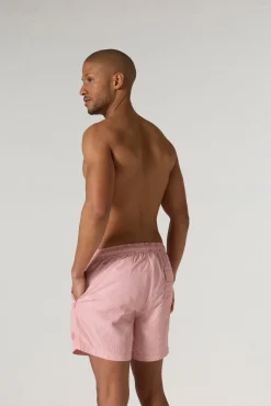 Maillot de bain Pink antique rayé Ian stripe