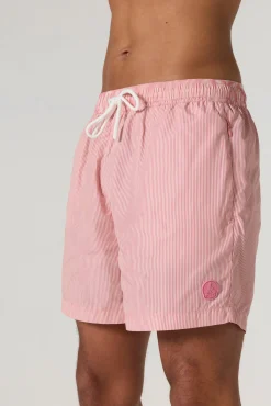 Maillot de bain Pink antique rayé Ian stripe