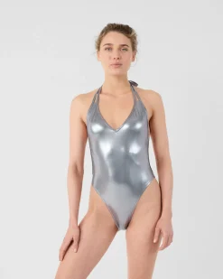 Maillot de bain une pièce Argent Ella
