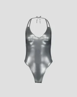 Maillot de bain une pièce Argent Ella