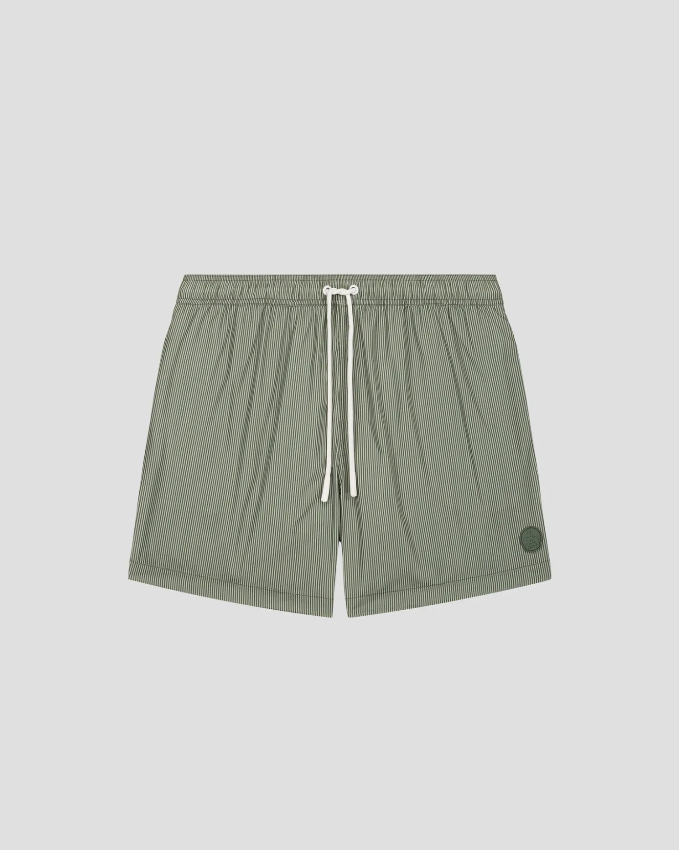 Maillot de bain Vert sauge rayé Ian stripe