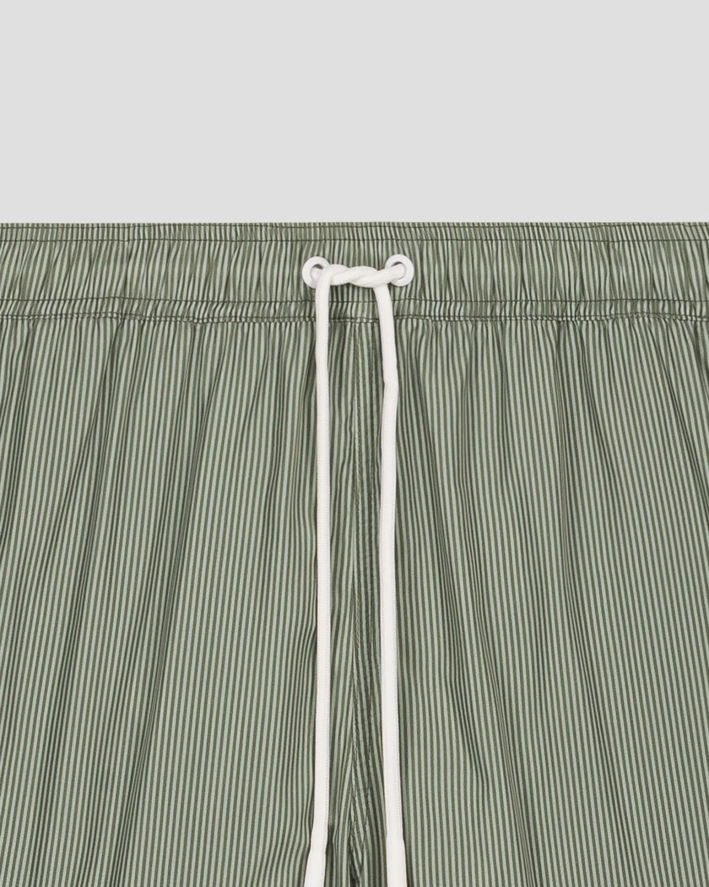 Maillot de bain Vert sauge rayé Ian stripe