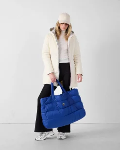 Maxi totebag Bleu cobalt Leina