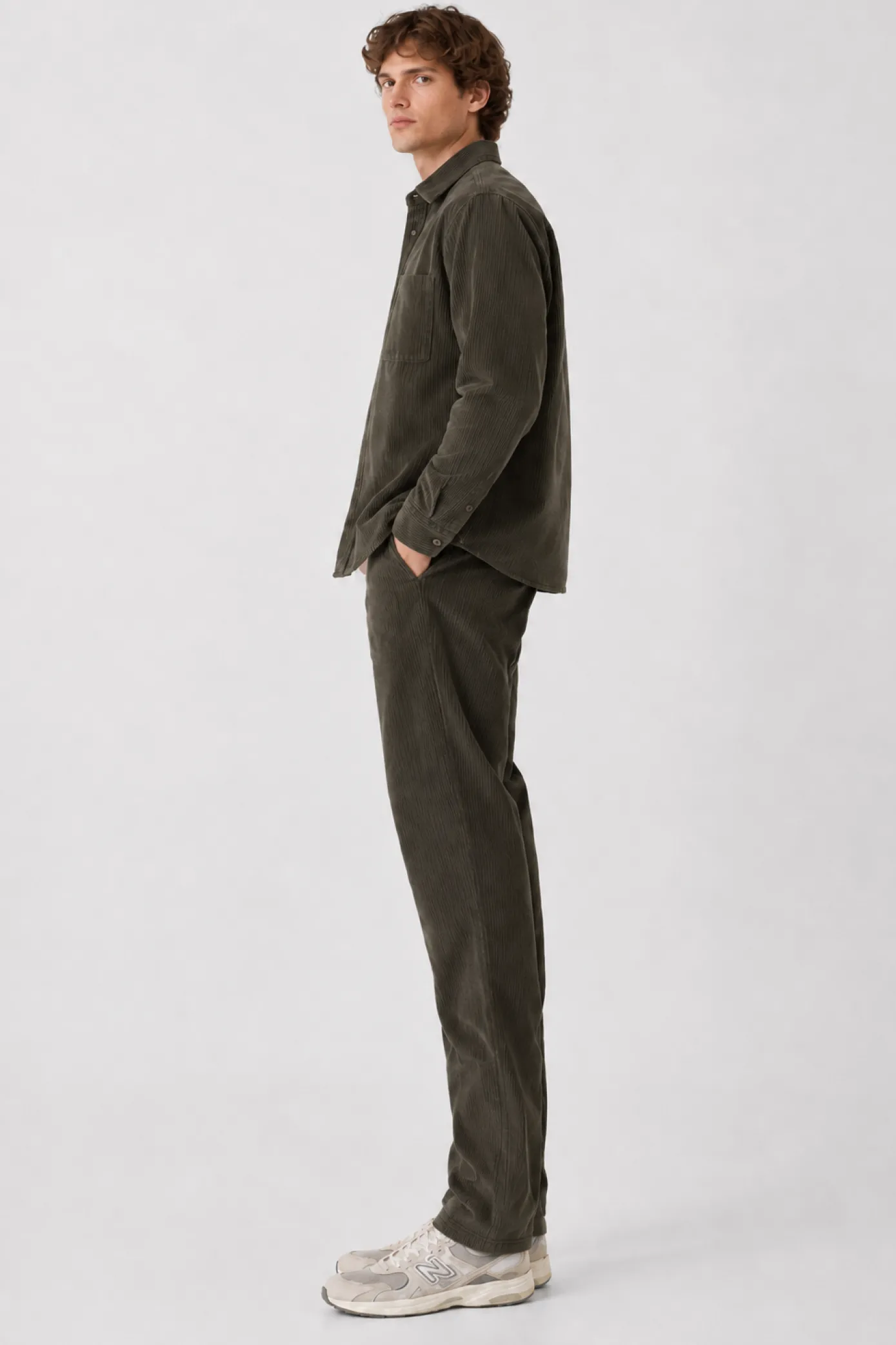 Pantalon chino Army foncé Mayeul