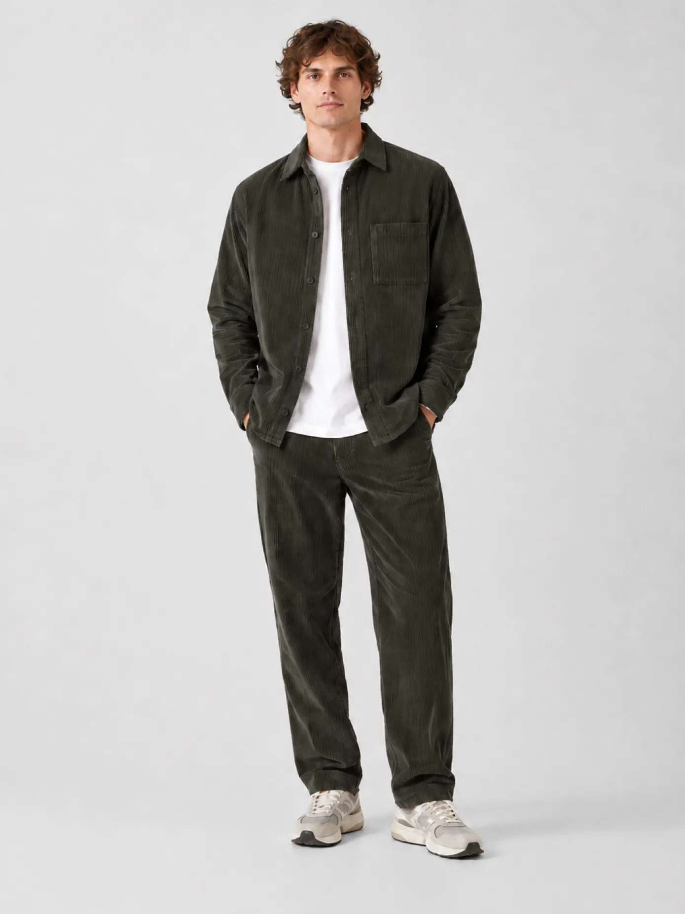 Pantalon chino Army foncé Mayeul