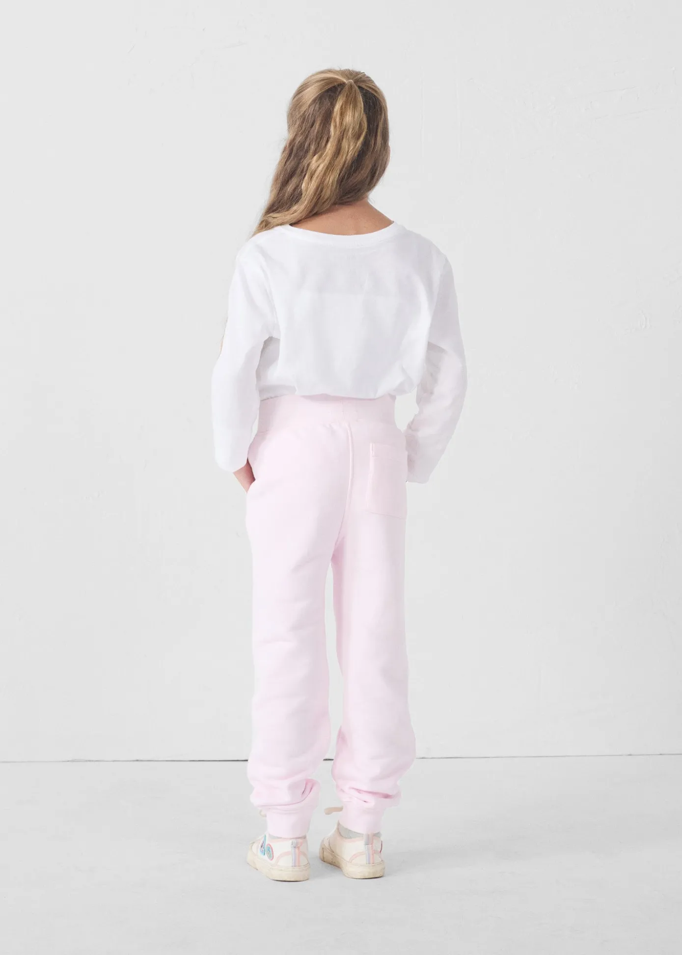 Pantalon de jogging enfant Rose pétale Mika