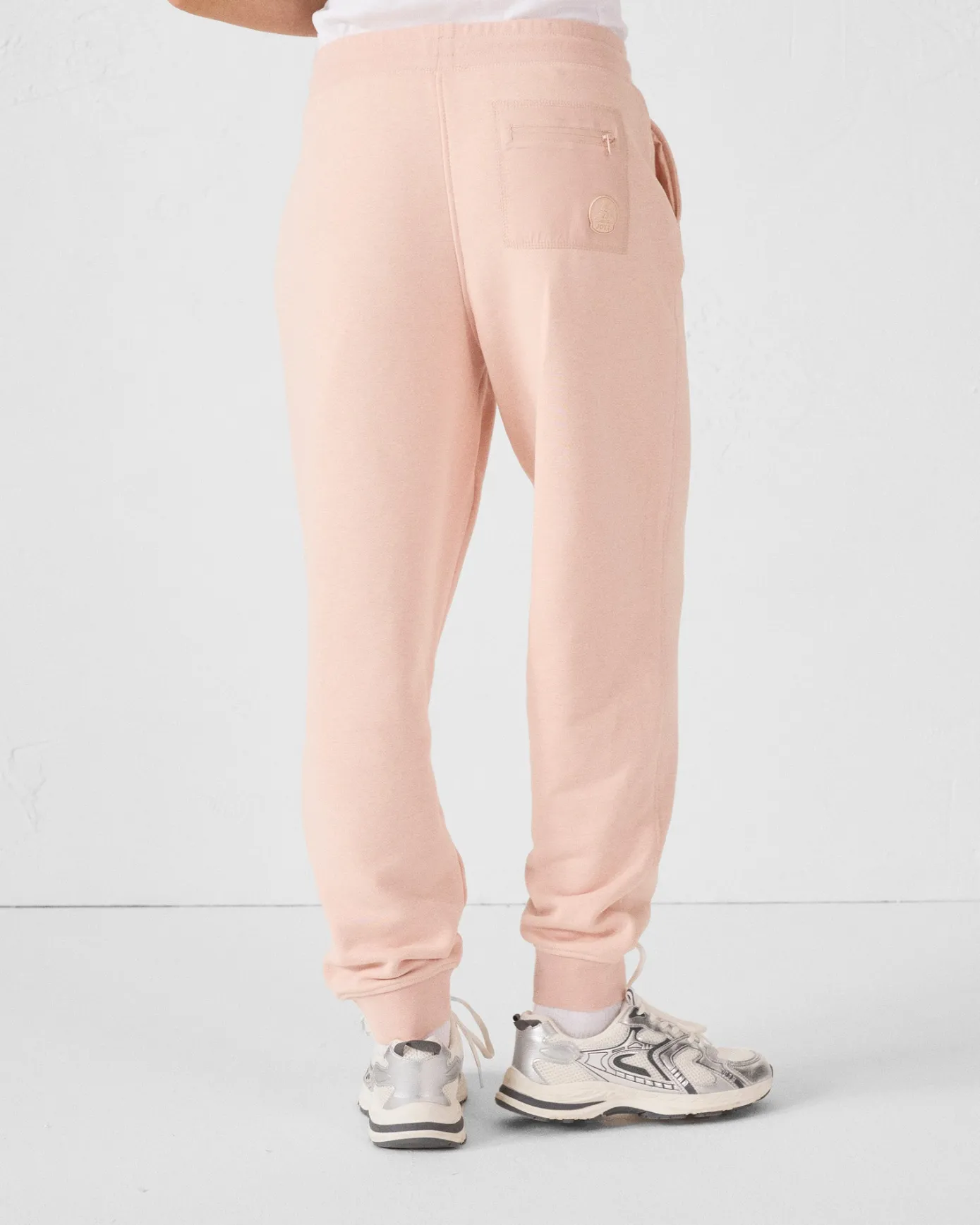 Pantalon de sport en coton Pêche clair Iris