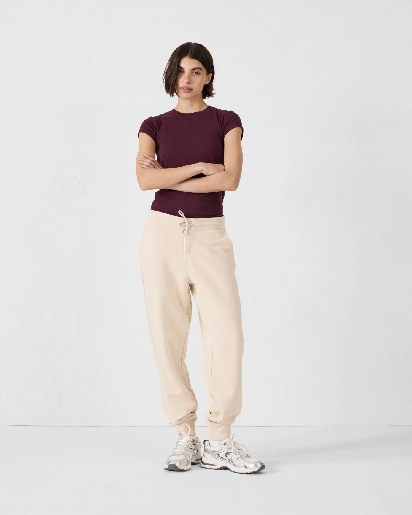 Pantalon de sport en coton Sable Iris