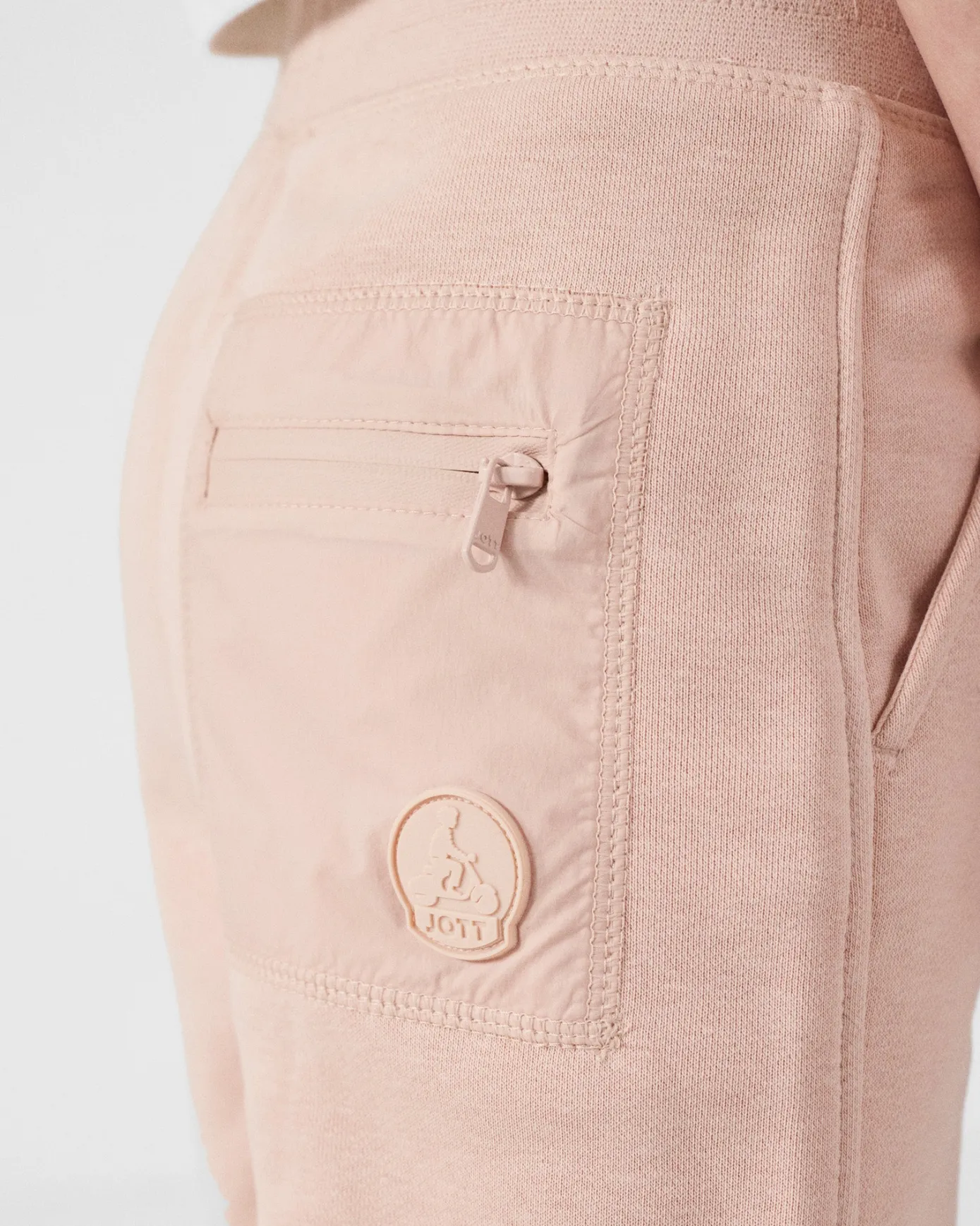 Pantalon de sport enfant en coton Pêche clair Matchu 2.0