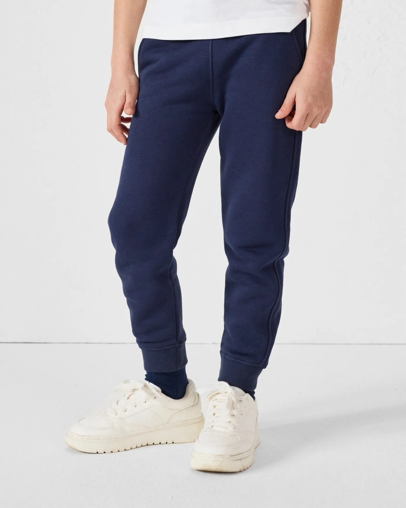 Pantalon de sport enfant en coton Marine Matchu 2.0