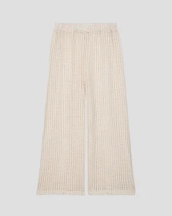 Pantalon en maille de coton Naturel Virginia