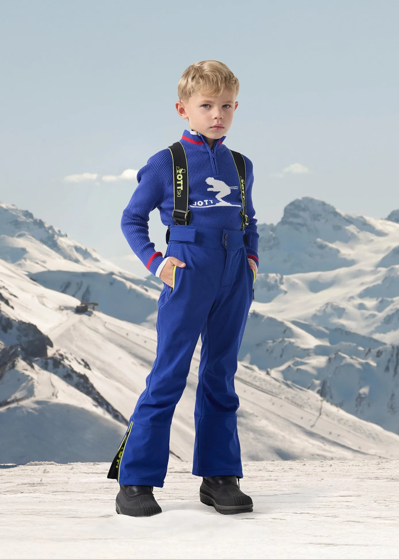 Pantalon ski Grand froid Bleu cobalt Prebois
