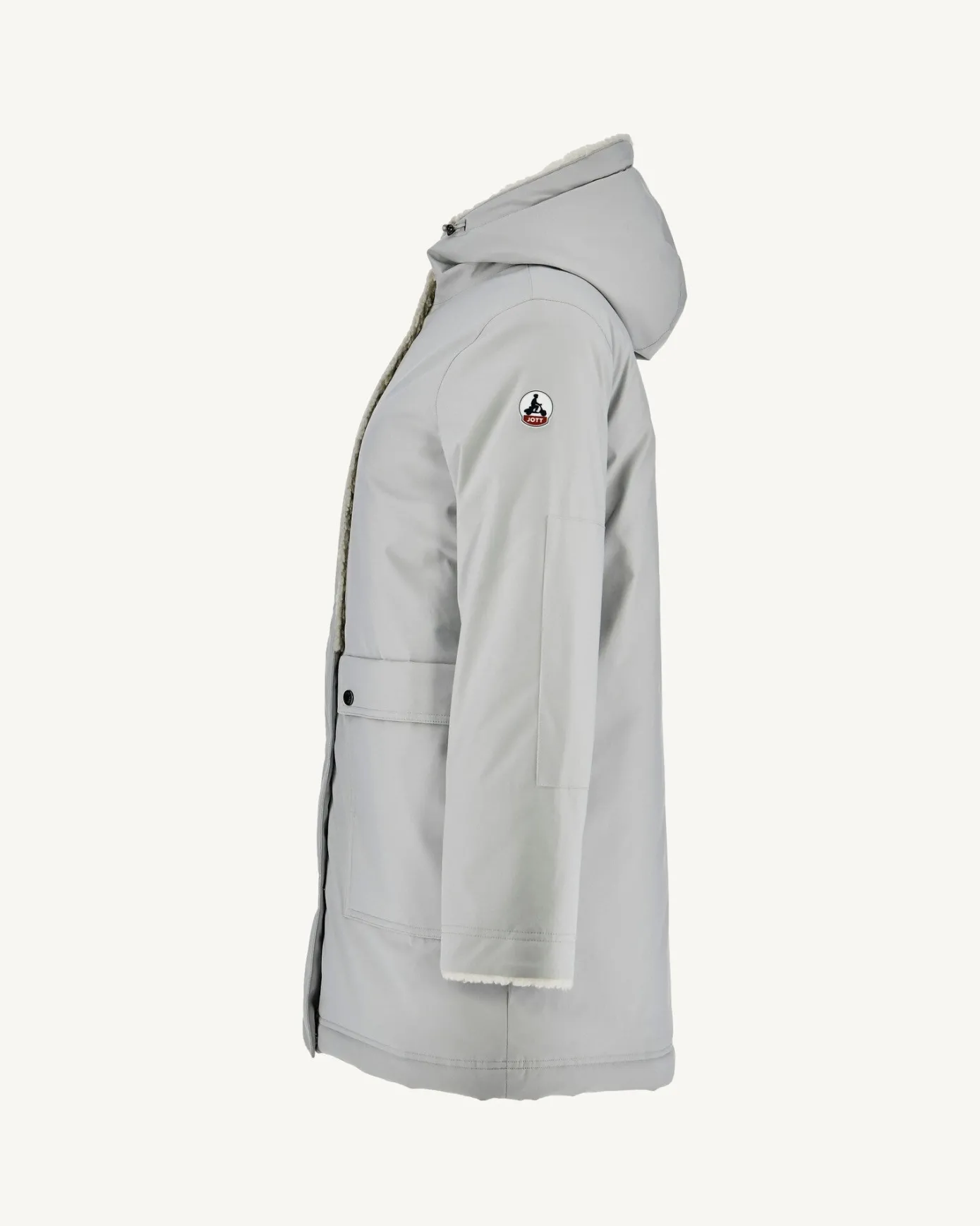Parka Grand Froid à capuche Gris acier Taiga