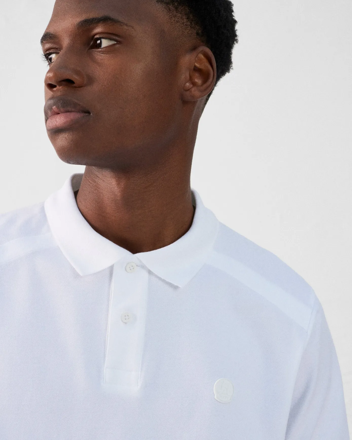 Polo en coton Blanc Alvaro