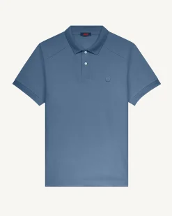 Polo en coton Bleu délavé Alvaro
