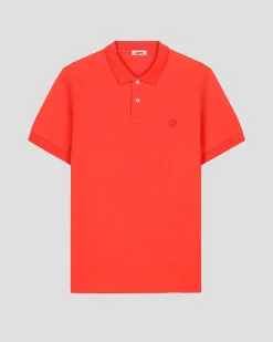 Polo en coton Rouge feu Alvaro