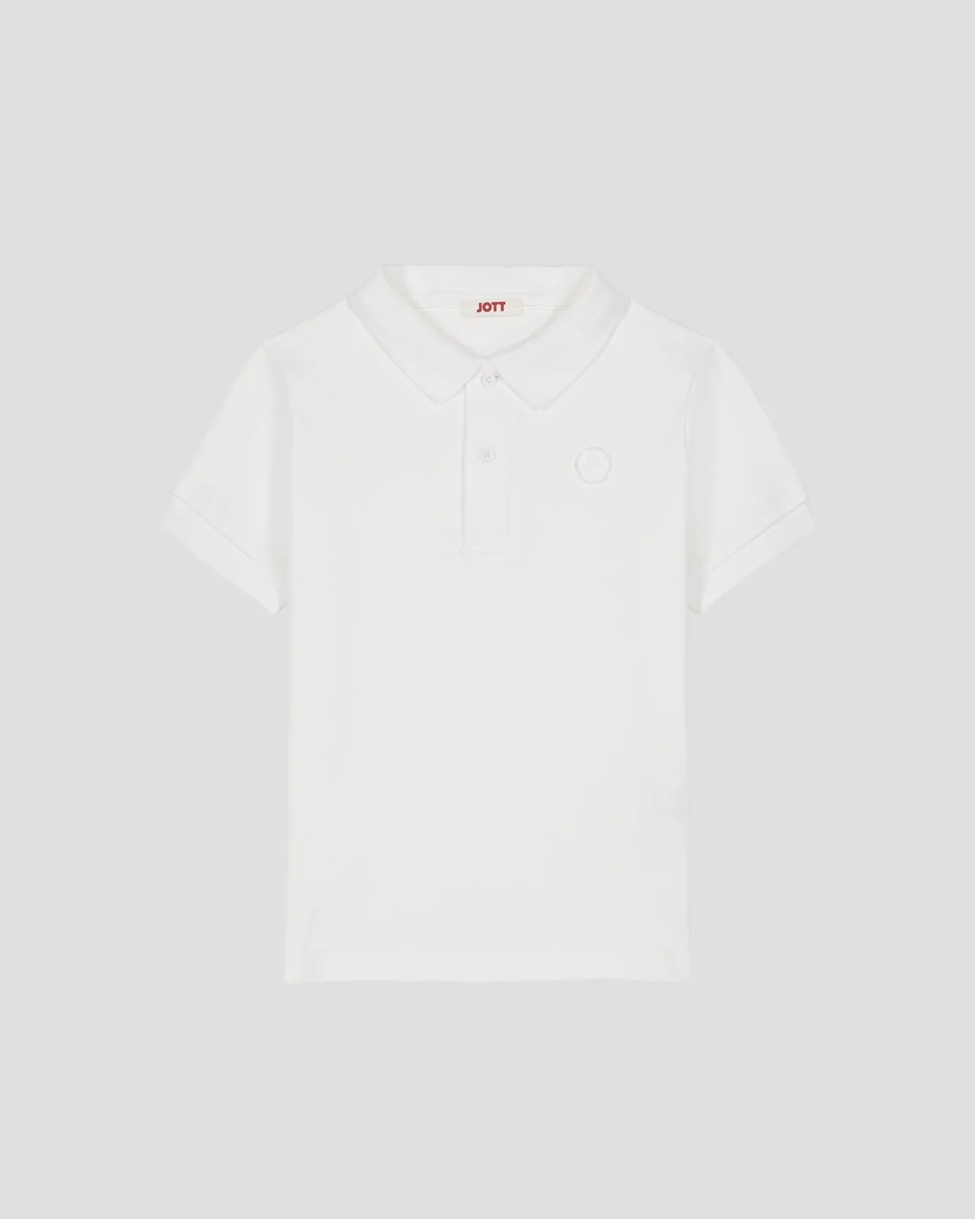 Polo enfant en coton Blanc Ciro