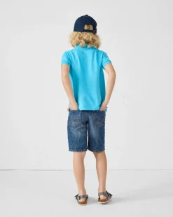 Polo enfant en coton Bleu horizon Ciro