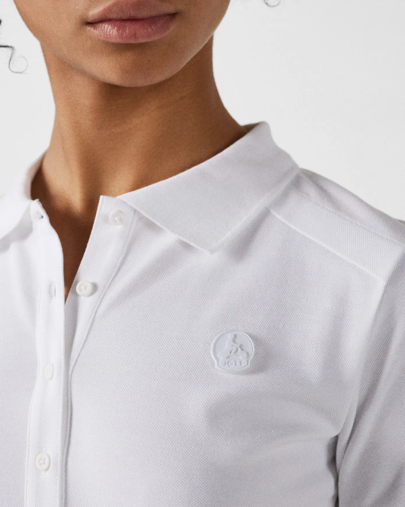 Polo femme Blanc May