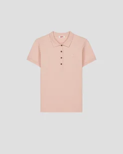 Polo femme Pêche clair May