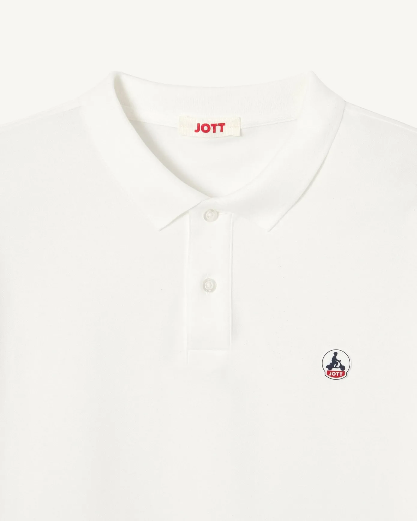 Polo homme en coton biologique Blanc Marbella