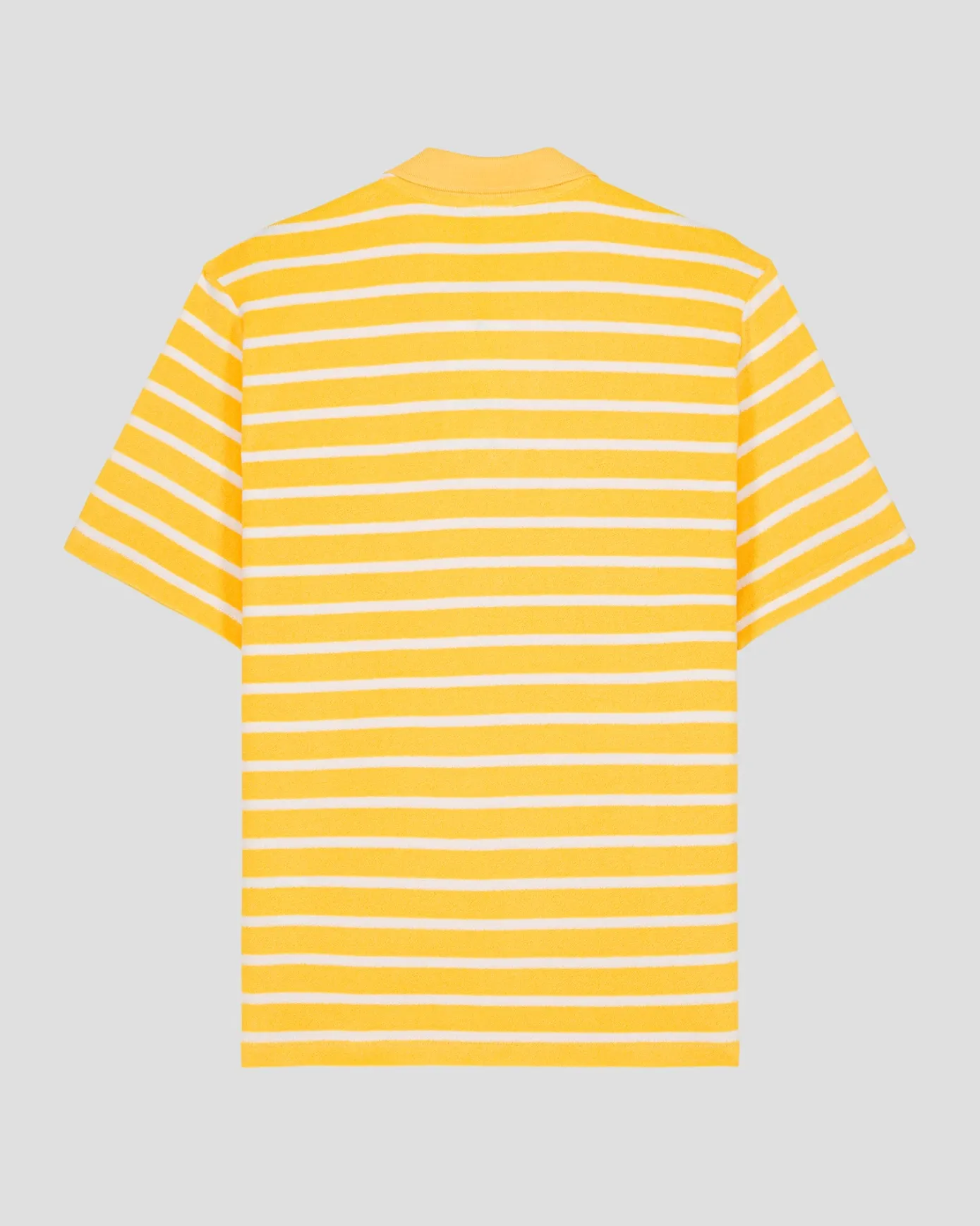 Polo éponge manches courtes Jaune abeille rayé Buggy stripe