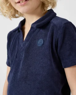 Polo éponge Marine Terry