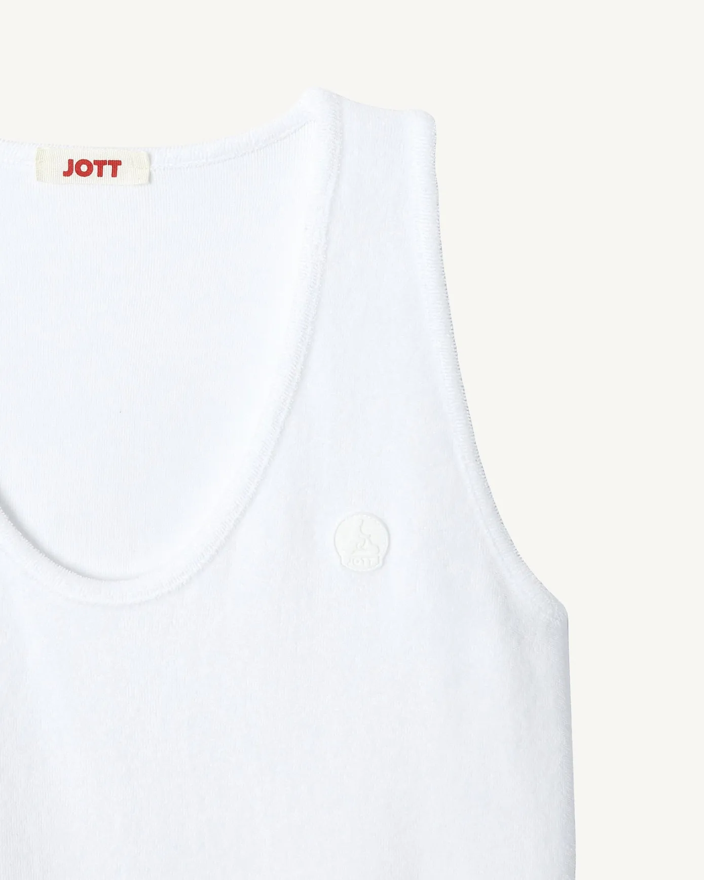 Robe longue ceinturée éponge Blanc Ibiza