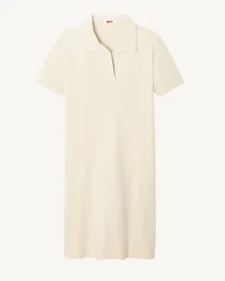 Robe polo coupe droite Argile Anya