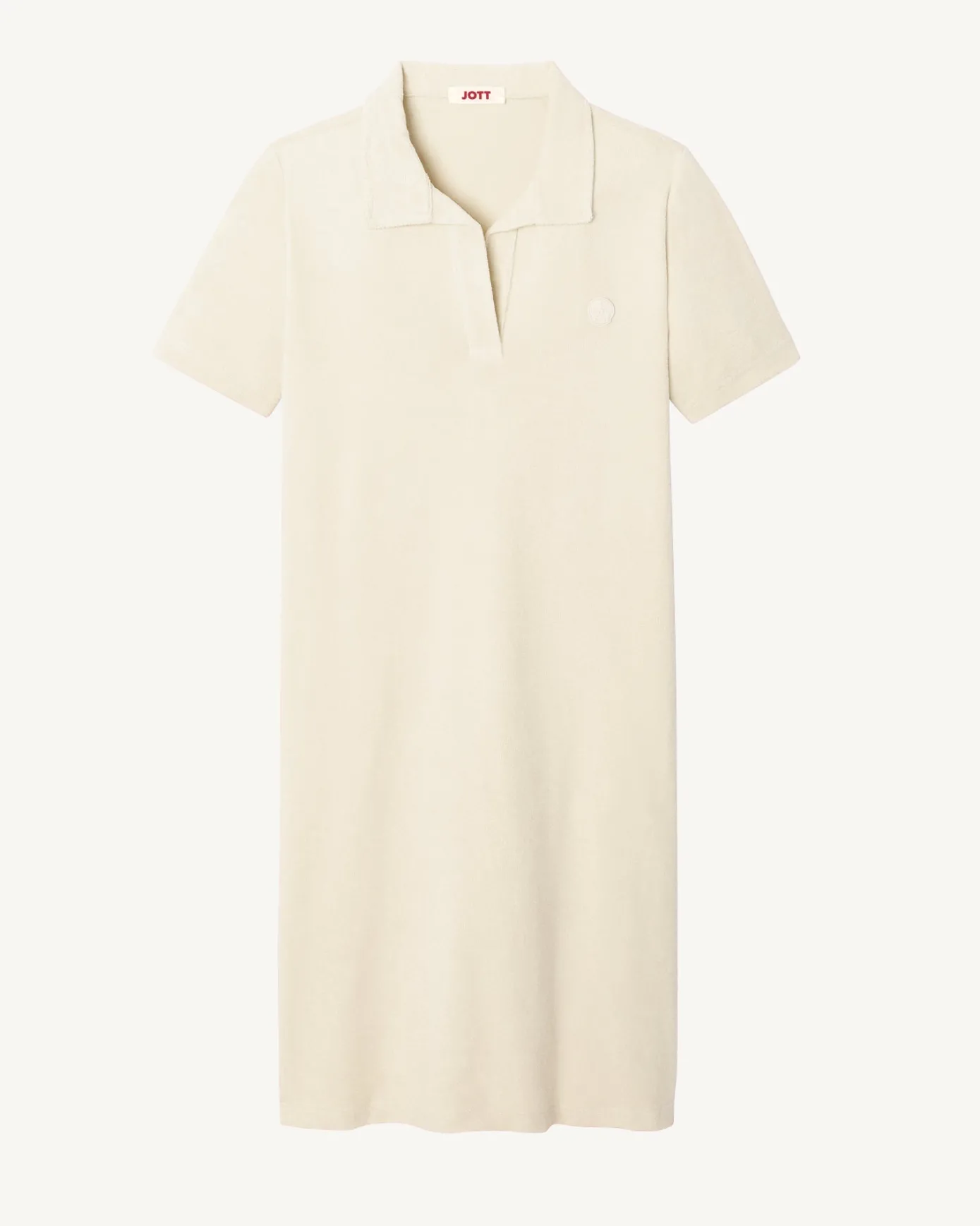 Robe polo coupe droite Argile Anya