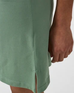 Robe polo sans manches Vert minéral Tanger
