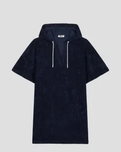 Robe éponge à capuche Marine Pearl